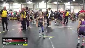 49 lbs Round 1 (6 Team) - Paislye Kirk, Steel Valley vs Wiley Derby, Untouchables White