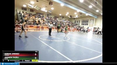 113 lbs Champ. Round 1 - Adrian Jimenez, Marina vs Andrew Fazeli, Royal