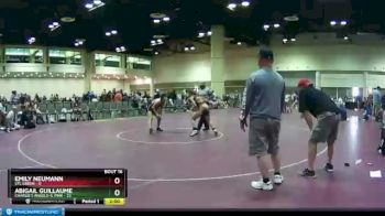 132 lbs Round 4 (10 Team) - Emily Neumann, STL Green vs Abigail Guillaume, Charlie`s Angels-IL Pink