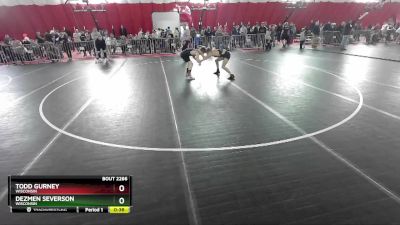 120 lbs Cons. Round 4 - Dezmen Severson, Wisconsin vs Todd Gurney, Wisconsin