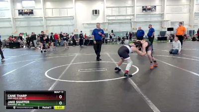 110 lbs Finals (8 Team) - Cane Tharp, Ohio Gold 24K vs Jake Shaffer, Donahue WA