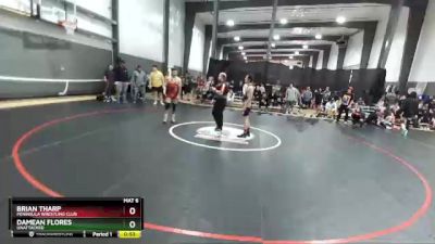 143.3 Round 1 - Brian Tharp, Peninsula Wrestling Club vs Damean Flores, Unattached