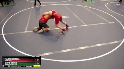 250 lbs Cons. Round 1 - Mason Ziebell, Minnesota vs David Grave, Shakopee Mat Club