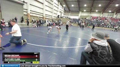 56 lbs Semifinal - Bryan Mecham, Cougars Wrestling Club vs Fletcher Clark, North Montana Wrestling Club