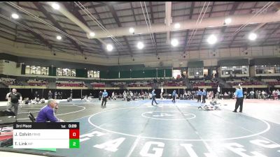 120 lbs 3rd Place - Joseph Calvin, Father Ryan High School vs Tommy Link, Malvern Prep