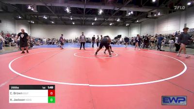 285 lbs Rr Rnd 2 - Chaze Brown, South Bossier Elite Wrestling vs Kyan Jackson, North Desoto