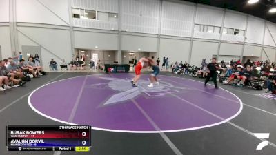 285 lbs Placement Matches (16 Team) - Burak Bowers, Washington vs Avaugn Dorvil, Minnesota Red