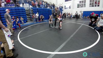 55 lbs Semifinal - Bryer Kincaid, Blackwell Wrestling Club vs Lane Jager, Carl Albert