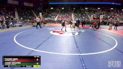 4A-190 lbs Quarterfinal - Tucker Sides, Natrona County vs Cohen Granzer, Campbell County