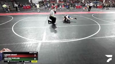 73 lbs Quarterfinal - Logan Grant, LAW vs Kolten Mueller, Team Nazar