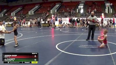 53 lbs Round 2 (6 Team) - AJ Puckett, Alpha Elite vs Jaxson Knop, NINJA