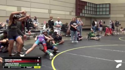 101 lbs Round 4 (6 Team) - Waylen Denkins, Foxfire WC vs Lincoln Mack, Untouchables Black