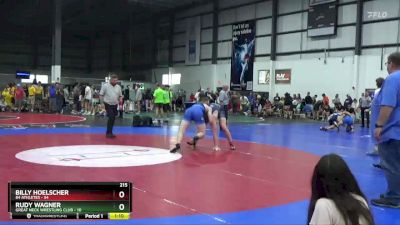 215 lbs Quarterfinals (8 Team) - Billy Hoelscher, 84 ATHLETES vs Rudy Wagner, GREAT NECK WRESTLING CLUB