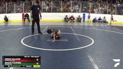 40 lbs Quarterfinal - Briggs Poupard, Dundee WC vs Josiah Salazar, Capital City WC