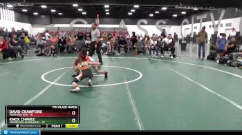 60 lbs Placement Matches (8 Team) - David Crawford, Team Ohio (OH) vs Knox Chavez, Aggression Legionaries