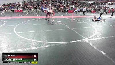 160 lbs Cons. Round 2 - Rylan Wells, BGC vs Zachary Delebreau, Luxemburg-Casco