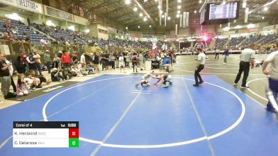 70 lbs Consi Of 4 - Kol Herskind, Sedgwick County vs Casius Delarosa, Valley Bad Boys