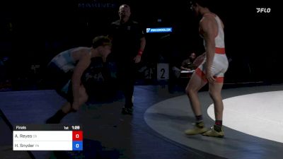 170 lbs Final - Adrien Reyes, California vs Hunter Snyder, Pennsylvania