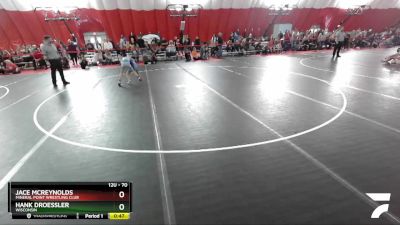 70 lbs Cons. Round 3 - Hank Droessler, Wisconsin vs Jace McReynolds, Mineral Point Wrestling Club