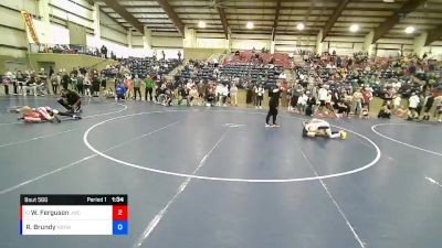 78 lbs Cons. Round 3 - Wylee Ferguson, JWC vs Rhett Brundy, North Summit Youth Wrestling Club