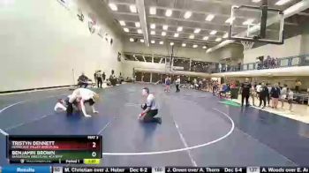 160 lbs 1st Place Match - Benjamin Brown, Sanderson Wrestling Academy vs Tristyn Dennett, Hurricane Valley Wrestling