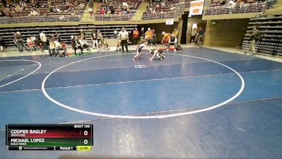 75 lbs Round 2 - Cooper Bagley, WESTLAKE vs Michael Lopez, Gold Rush