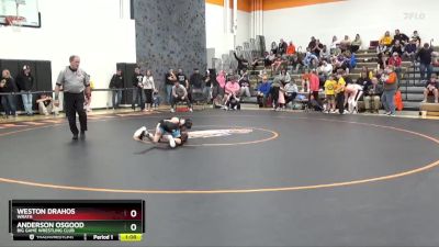 80 lbs Round 3 - Weston Drahos, Wrath vs Anderson Osgood, Big Game Wrestling Club