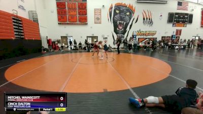 190 lbs Round 3 - Mitchel Wainscott, Powell Wrestling Club vs Cinch Dalton, Cody Wrestling Club