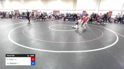 65 kg Rnd Of 128 - Evan Frost, Iowa vs Kannon Webster, Illinois