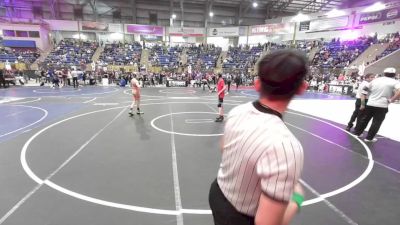 89 lbs Round Of 16 - Hayes Ingram, Bear Cave vs Mason Yates, Little Warriors