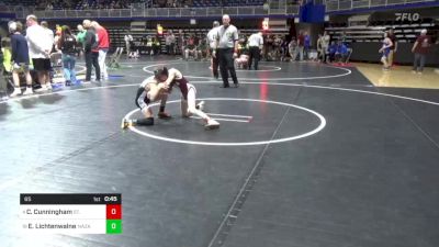 65 lbs Rd 5 - Consi Of 8 #2 - Caden Cunningham, St. Marys vs Evan Lichtenwalner, Nazareth