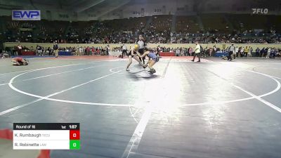 94 lbs Round Of 16 - Kylah Rumbaugh, Tecumseh vs Riane Robinette, Little Axe Women's Wrestling