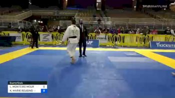 LUIZA MONTEIRO MOURA DA COSTA vs KENDALL MARIE REUSING 2020 Pan Jiu-Jitsu IBJJF Championship