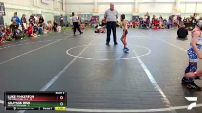 48 lbs Round 3 (8 Team) - Luke Pinkerton, The Wrestling Mill vs Grayson Bish, Revolution/WVW