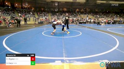 73 lbs Round Of 16 - Cason Rigdon, Piedmont vs Xander Earp, Chandler Takedown Club