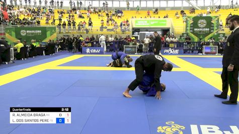 ROBSON ALMEIDA BRAGA vs LUIZ DOS SANTOS PEREIRA 2024 Brasileiro Jiu-Jitsu IBJJF