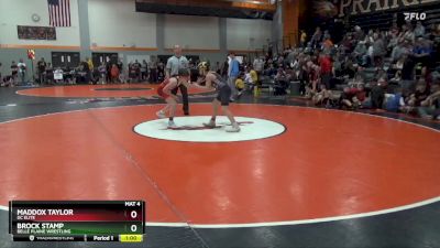 103 lbs Cons. Semi - Brock Stamp, Belle Plaine Wrestling vs Maddox Taylor, DC Elite