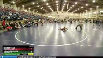 84 lbs Champ Round 1 (16 Team) - Uriah Anderson, Utah Black vs JaKobe Valle, Warriors Of Christ