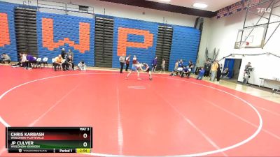 125 lbs Cons. Round 3 - JP Culver, Wisconsin-Oshkosh vs Chris Karbash, Wisconsin-Platteville