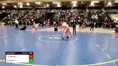 215 lbs Quarterfinal - Nathan Ballard, Albia vs Colton Stover, Norton Wrestling Club