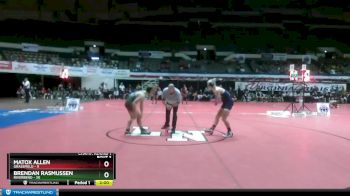 150 lbs Champ - Round 1 (16 Team) - Brendan Rasmussen, Riverbend vs Matox Allen, Grassfield