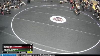 95 lbs Round 4 (6 Team) - Sebastian Stsiapanau, Team Bear vs Michael Pearson, Carolina Reapers