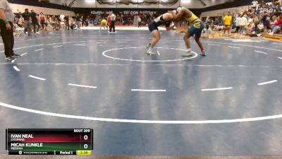 197 lbs Quarterfinal - Ivan Neal, Lycoming vs Micah Kunkle, Messiah