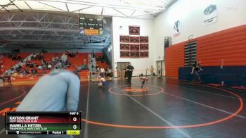 102 lbs Round 5 - Isabella Hetzel, Thermopolis Wrestling Club vs Kayson Grant, Cody Wrestling Club