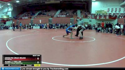 117 lbs Cons. Round 3 - Jocelyn Cruz-Rojas, Frankfort vs Isabella Reller, Midwest Xtreme Wrestling