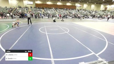 54 lbs Quarterfinal - Dalton Likens, Umpqua WC vs Grayson Smith, Spanish Springs WC