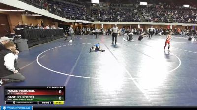 58 lbs Cons. Round 3 - Mason Marshall, DC Elite Wrestling vs Gage Schroeder, MWC Wrestling Academy