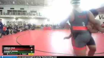 250 lbs 2nd Place Match (8 Team) - Jordan Ogle, Tennessee vs Enrique Segura, California