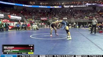 1A-160 lbs Champ. Round 2 - Ben Hansen, Missouri Valley vs Louden Huisenga, WACO, Wayland