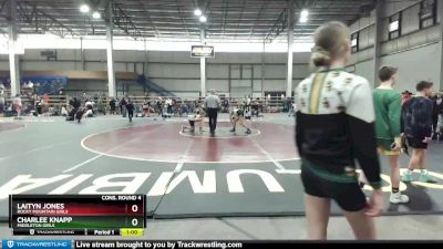 105 lbs Cons. Round 4 - Charlee Knapp, Middleton Girls vs Laityn Jones, Rocky Mountain Girls